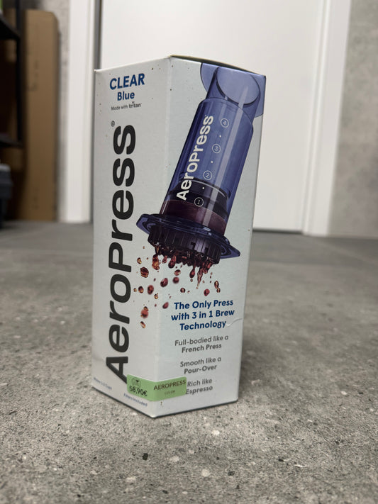 Aeropress Clear Blue