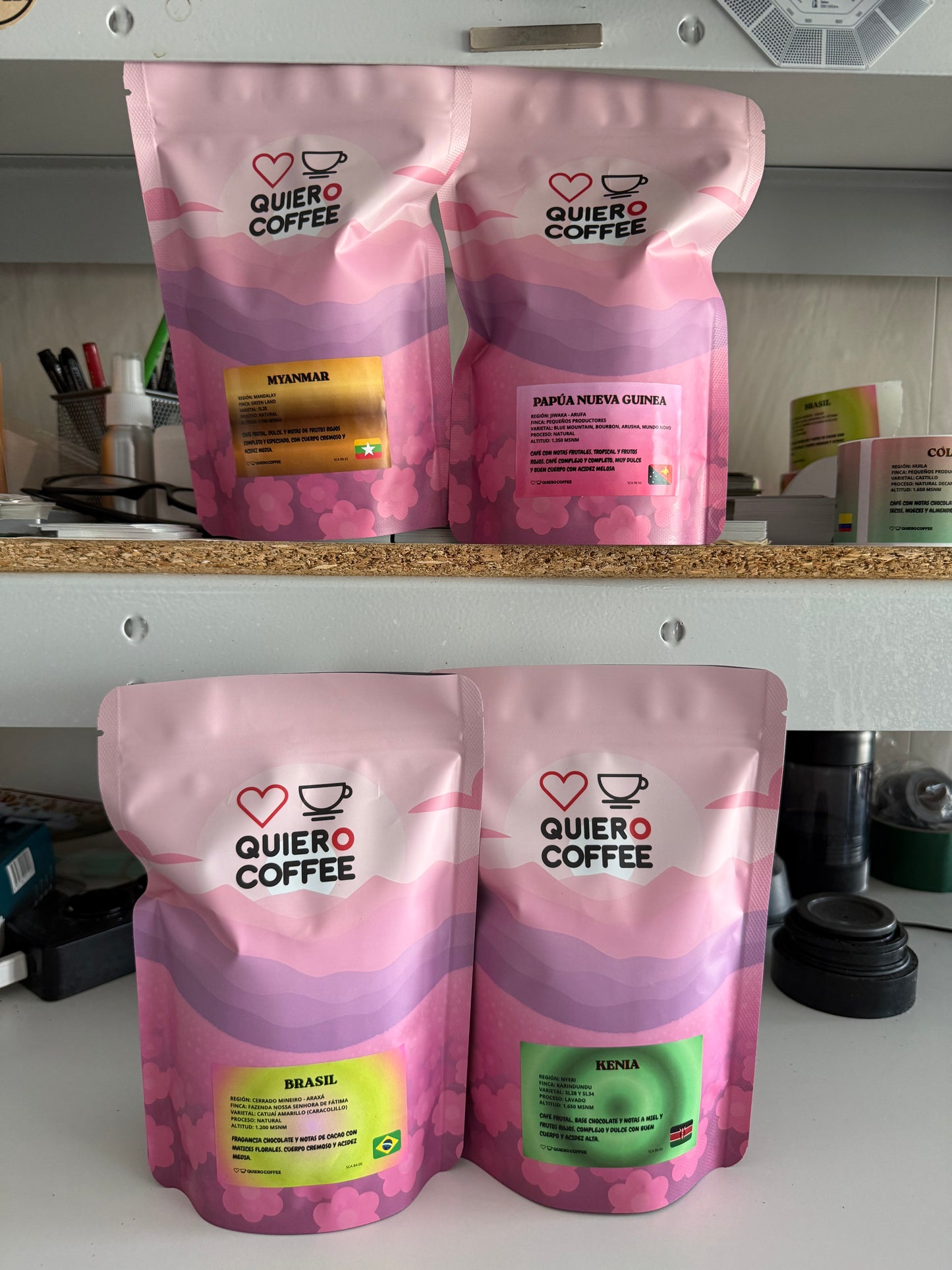 Selección mensual — Pack 4 cafés