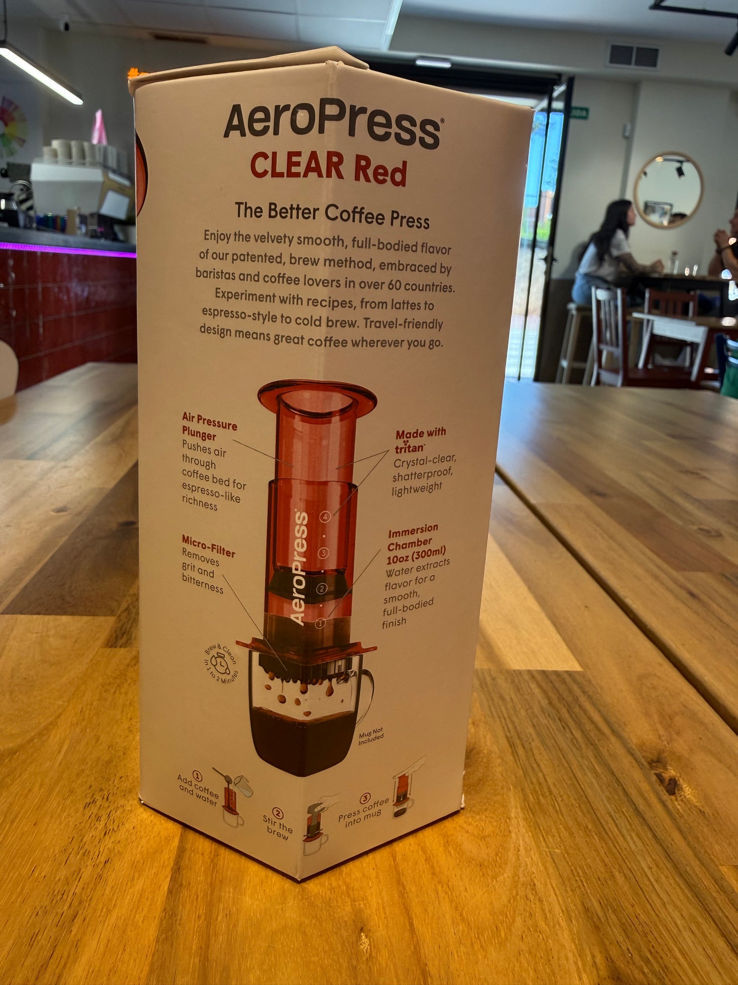 Aeropress Clear Red